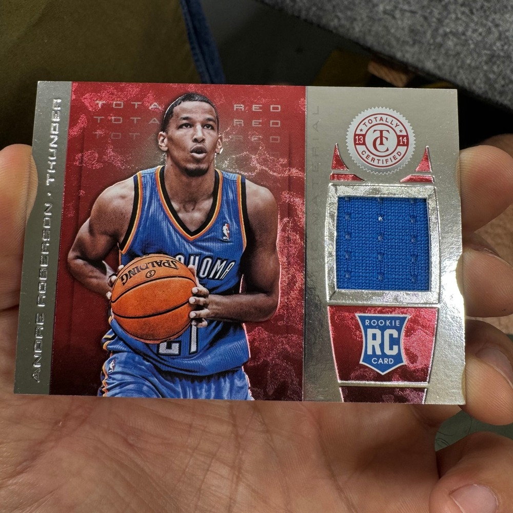 Panini,Basketball Card,Mens,OS Andre Roberson Rookie Red Jersey Relic 094/199